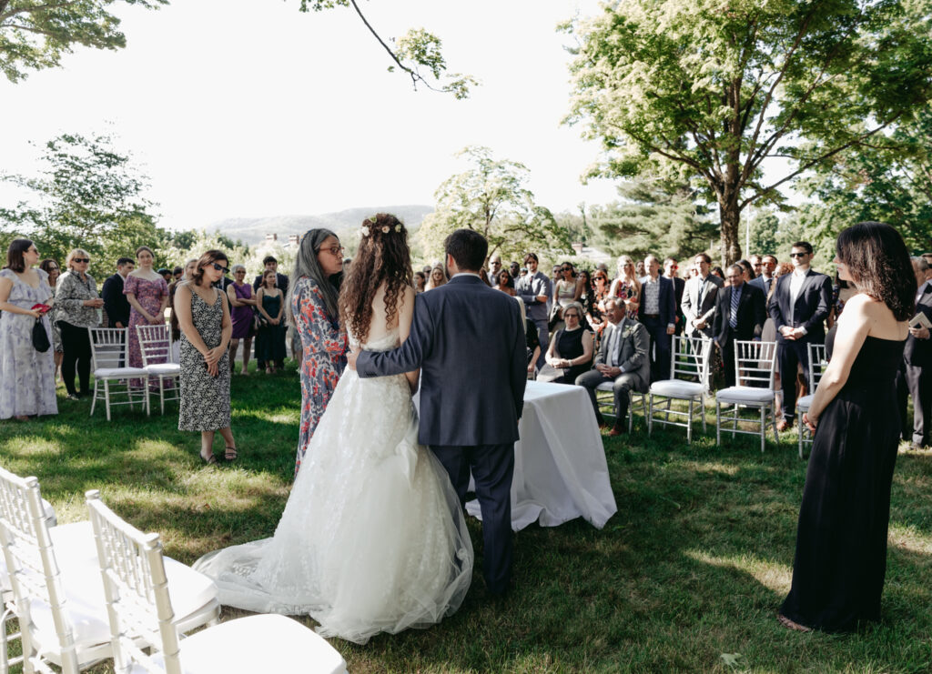 moments from the Ketuba signing at Boscobel House and Gardens Cold Spring New York Hudson Valley Simplicity in Mind Floral Design