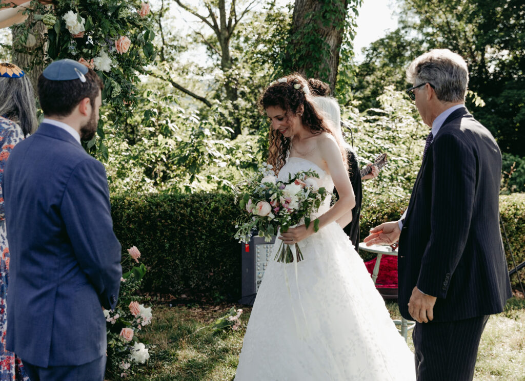 Jewish wedding ceremony at Boscobel House and Gardens Cold Spring New York Hudson Valley