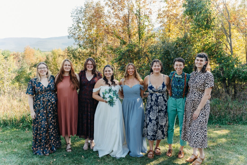 group photo of bridal party